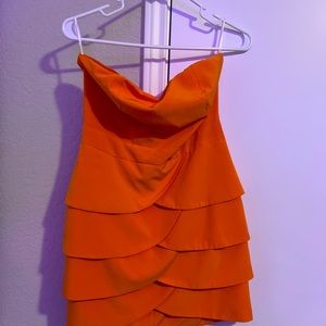 Orange dress